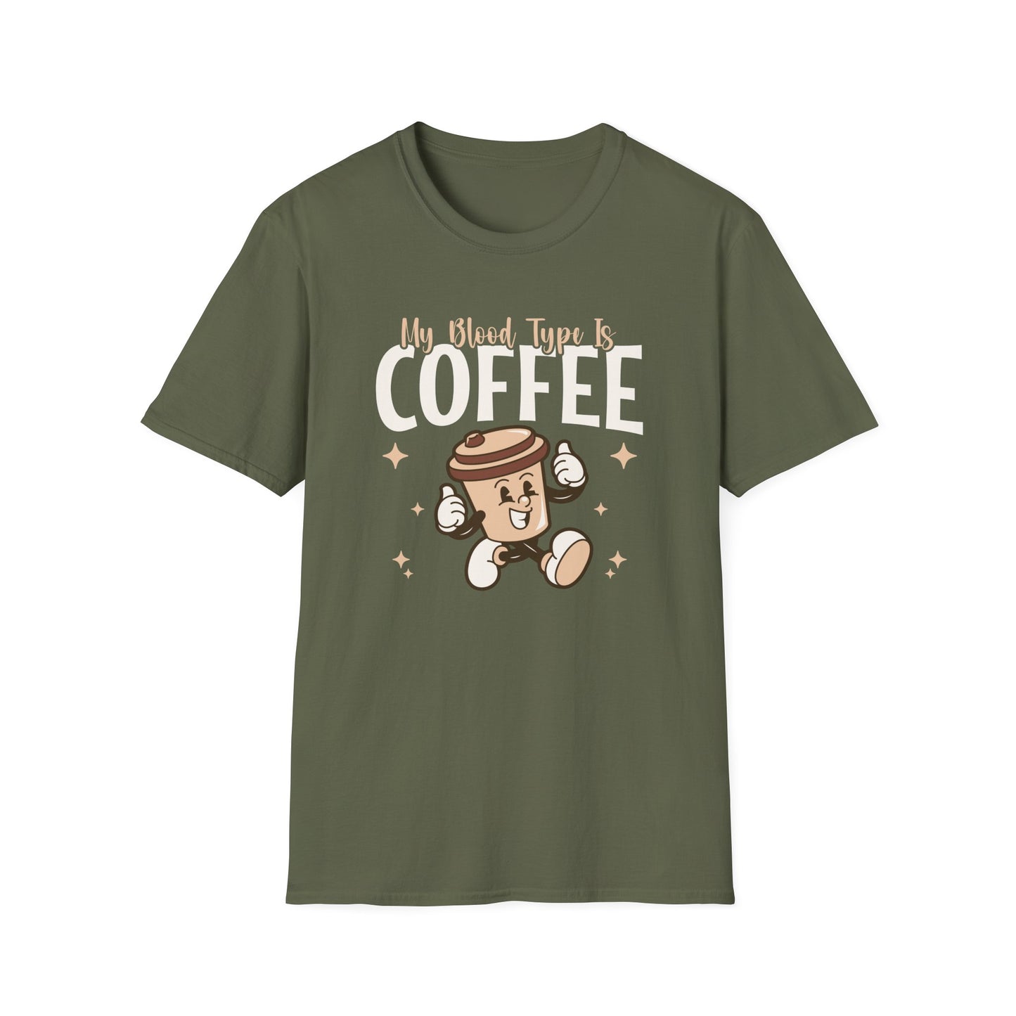 My Blood Type Is Coffee T-Shirt