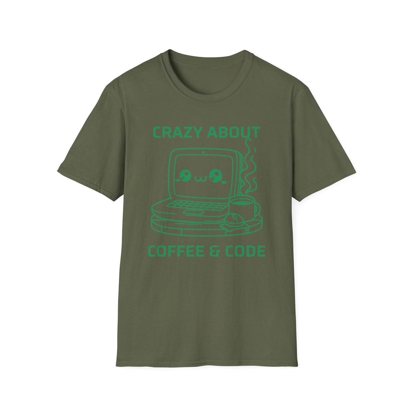 Crazy About Coffee & Code T-Shirt