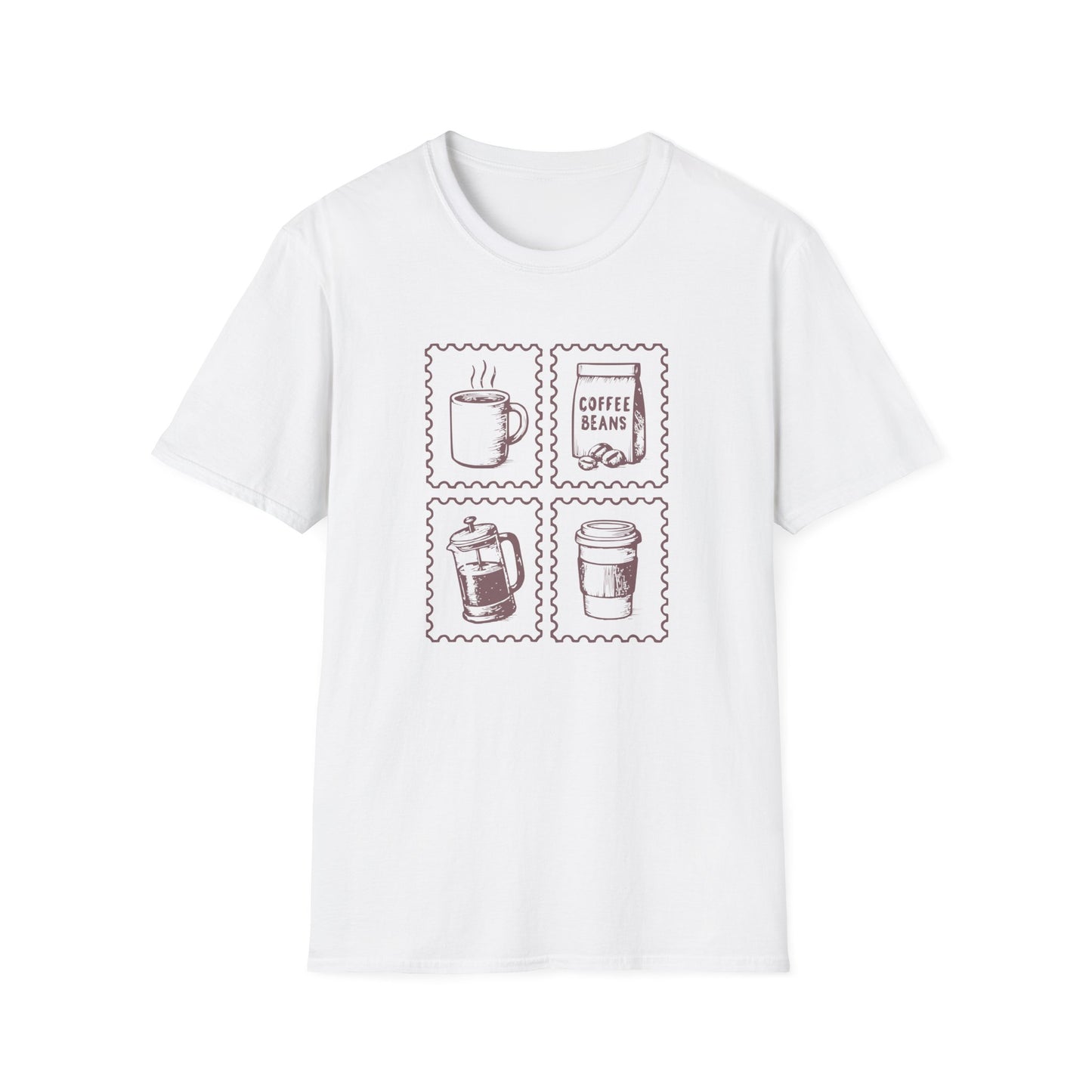 Vintage Coffee Stamps T-Shirt