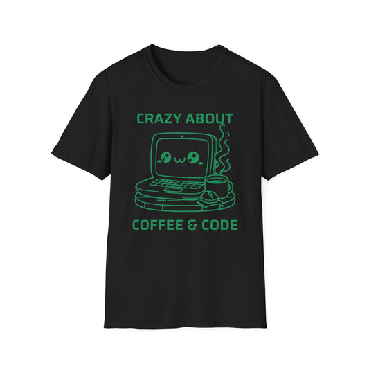 Crazy About Coffee & Code T-Shirt
