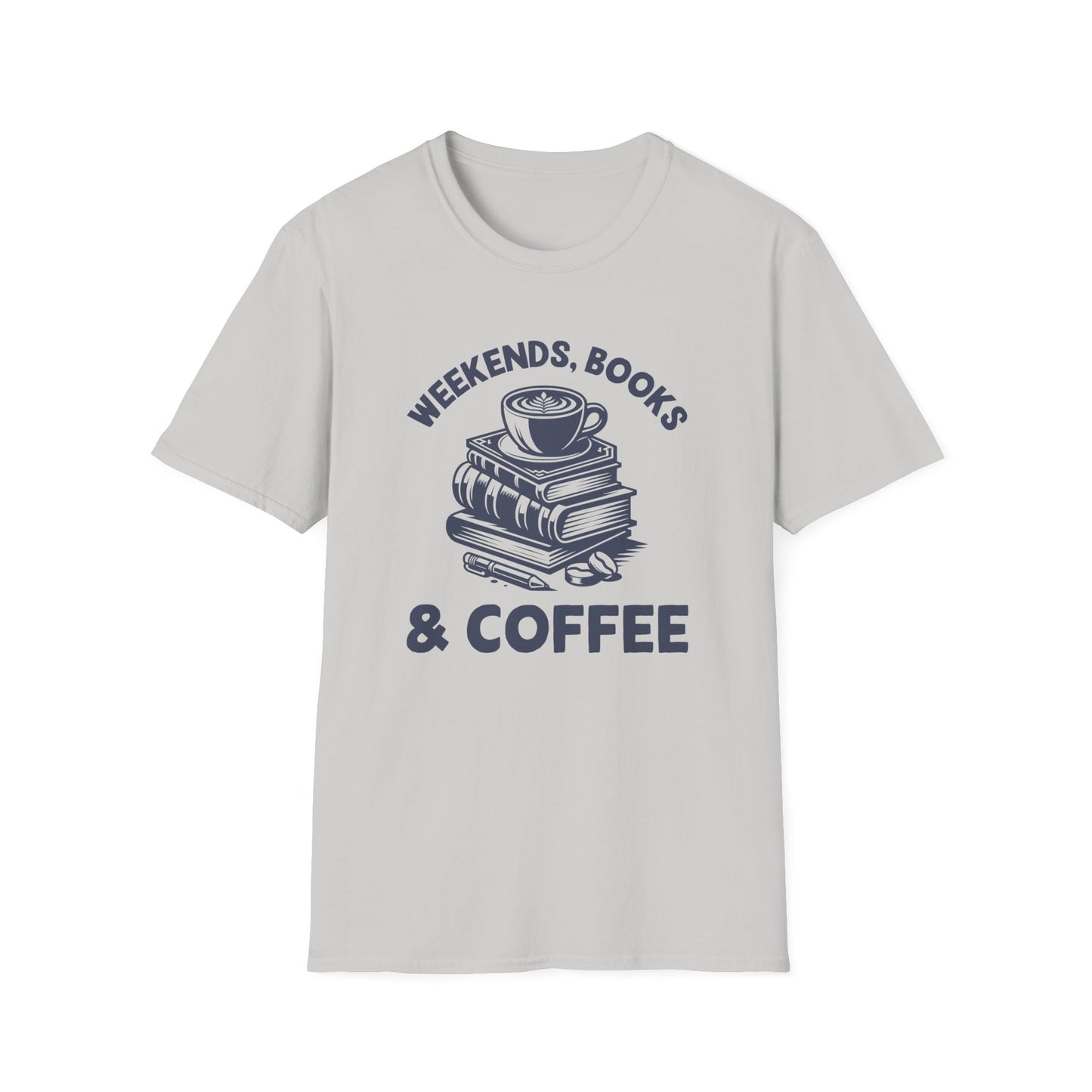 Weekends Books Coffee T-Shirt