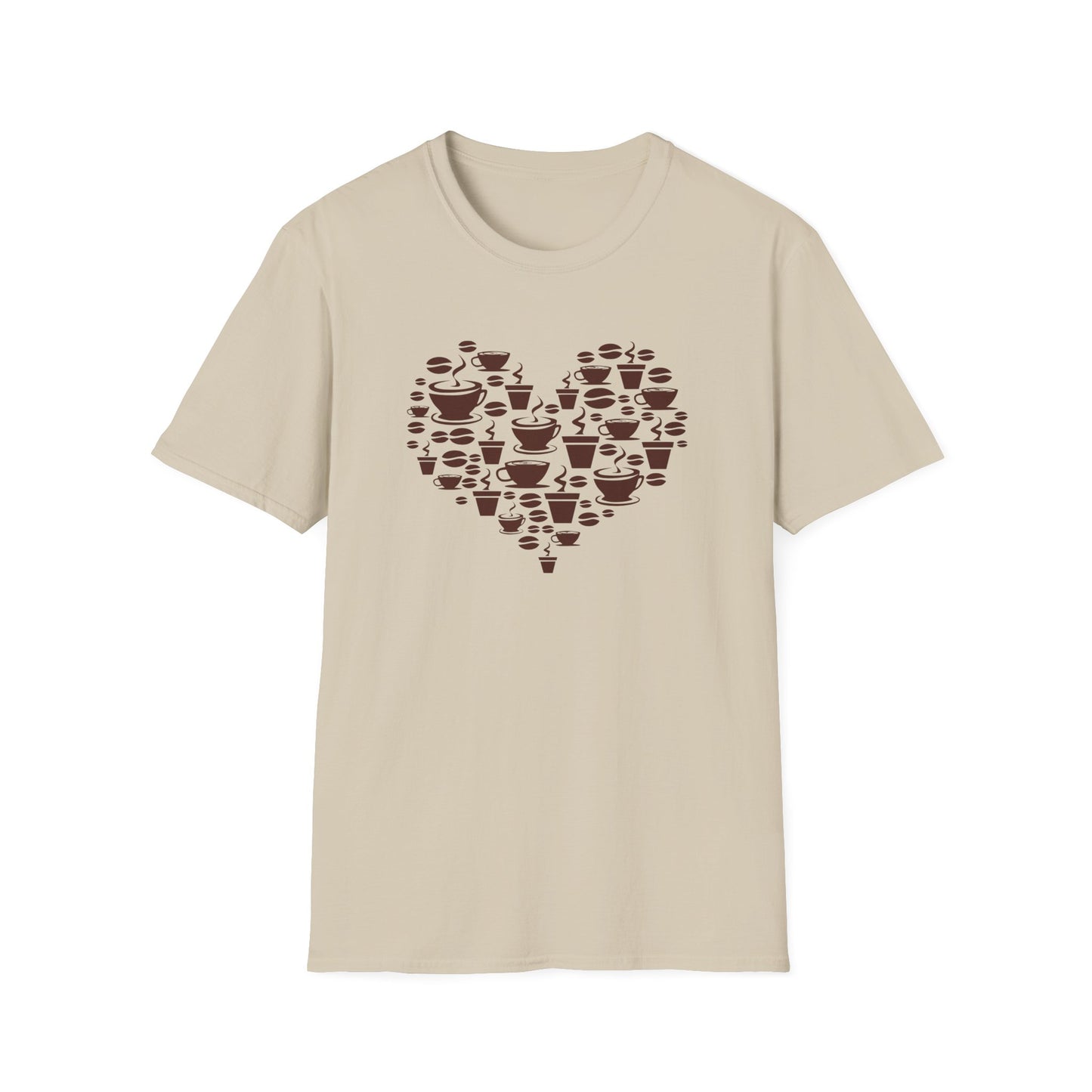 Coffee Mugs Heart T-Shirt