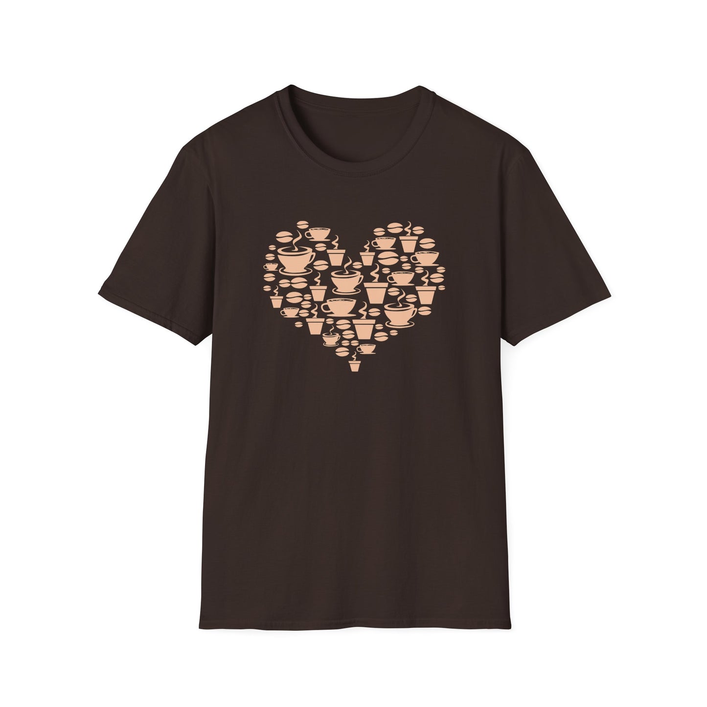 Coffee Mugs Heart T-Shirt