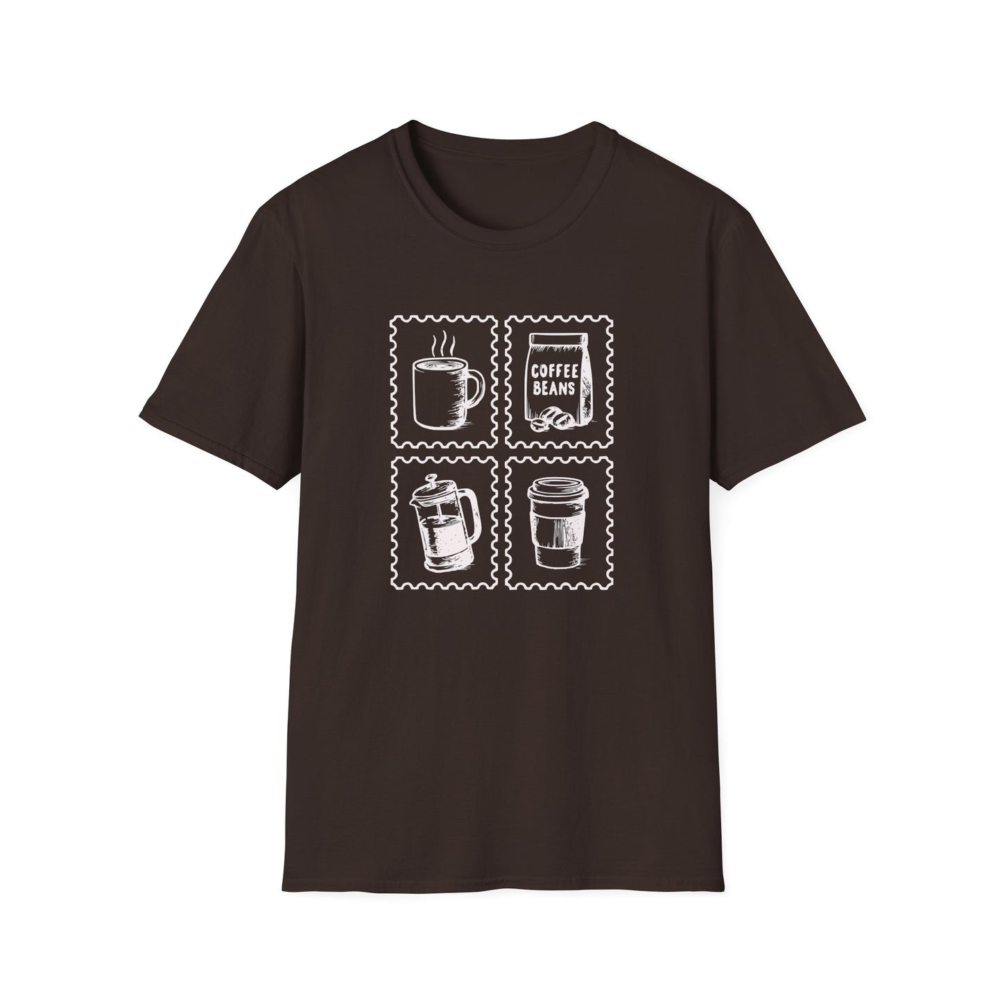 Vintage Coffee Stamps T-Shirt
